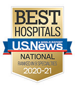 U.S. News & World Report Adult Rankings Badge
