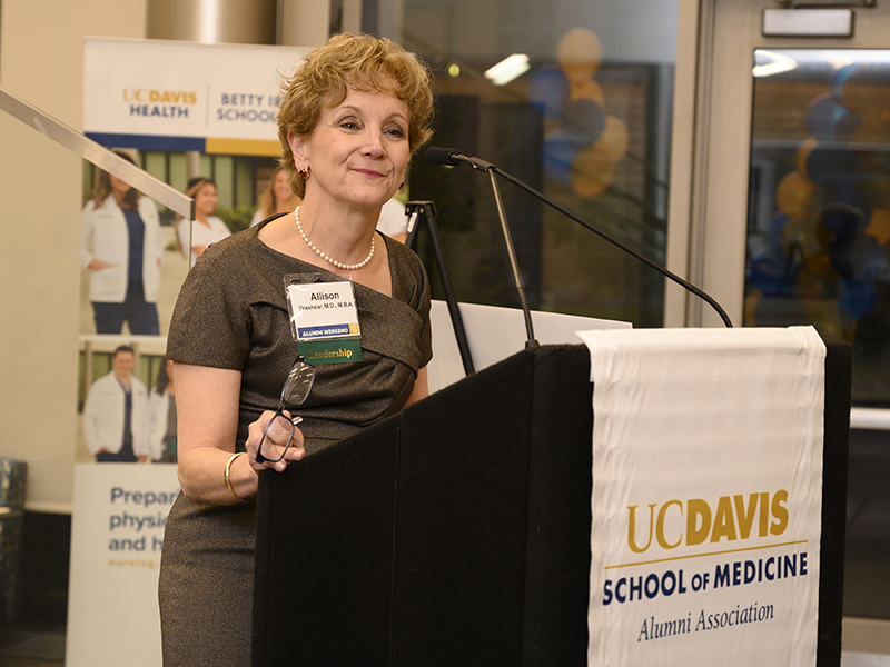 Alumni take a walking tour of UC Davis Health’s growing Sacramento campus. UC Davis’ new Aggie Square technology and innovation hub project is planned for a portion.