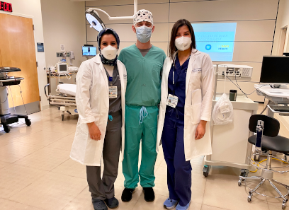 Drs. Forghany, McGuire and Ruiz-Barros