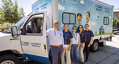 UC Davis Children's Hospital mobile clinic