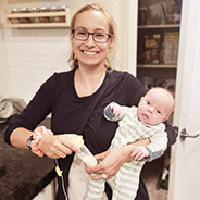 Stephanie Dover and her son Travis