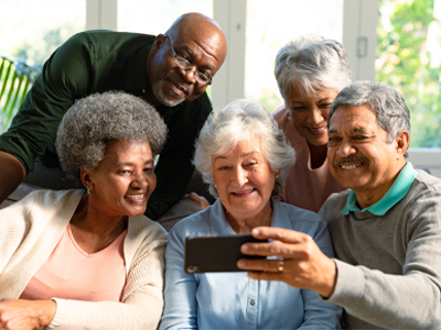 A group of older adults