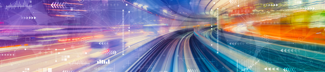 A digital art piece depicting technology