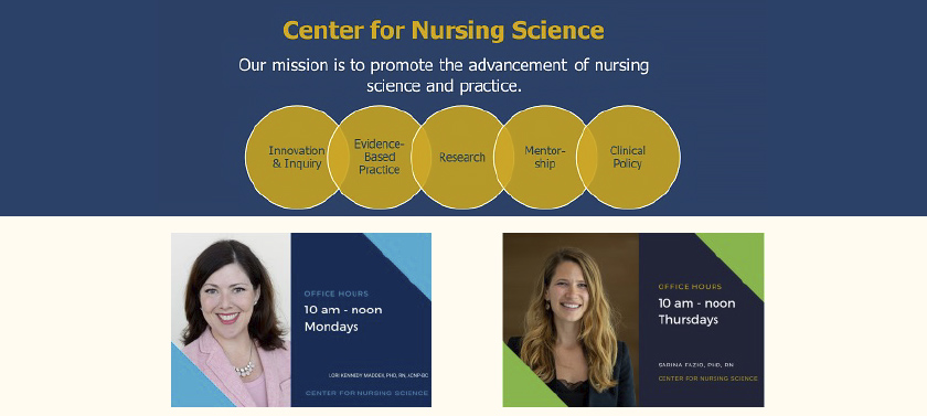 Ask for help from the Center for Nursing Science