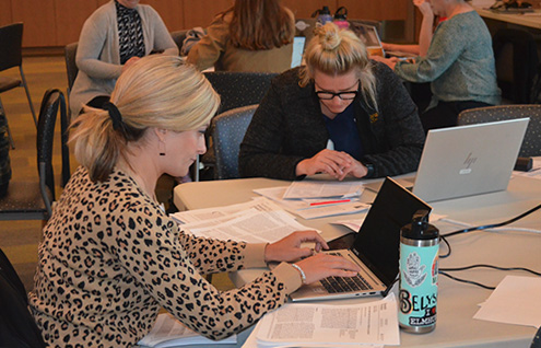 Kristine Strohbin and Caitlyn Auernig-Roan at the 2024 UC Davis Health Immersive Program