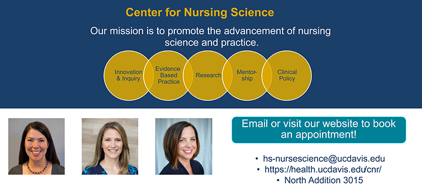 Ask for help from the Center for Nursing Science