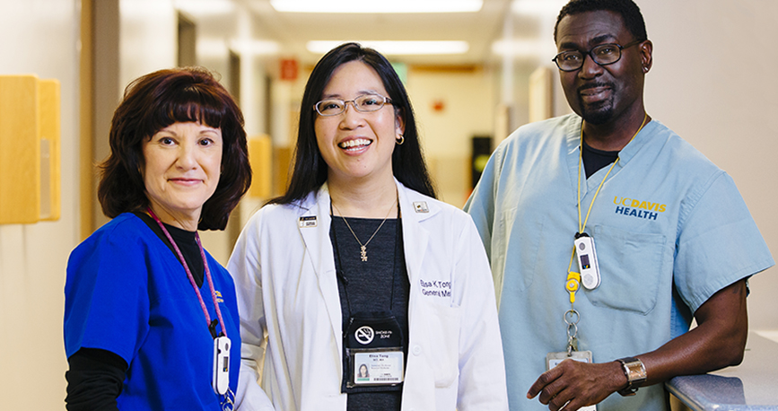 UC Davis Health nurses and doctors 