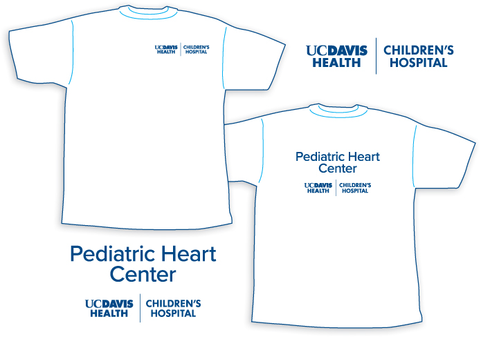 UC Davis Children's Hospital event t-shirts
