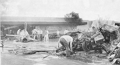 Jet plane crash in 1972