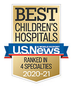 U.S. News & World Report Children Rankings Badge