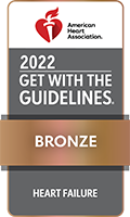 American Heart Association Get With the Guidelines Bronze award