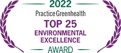 Practice Greenhealth top-25 hospital for environmental sustainability.