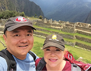 David King and wife at Machu Pichu