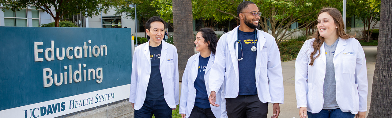 Medical students at the UC Davis School of Medicine