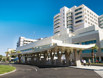 exterior shot of UC Davis hopsital