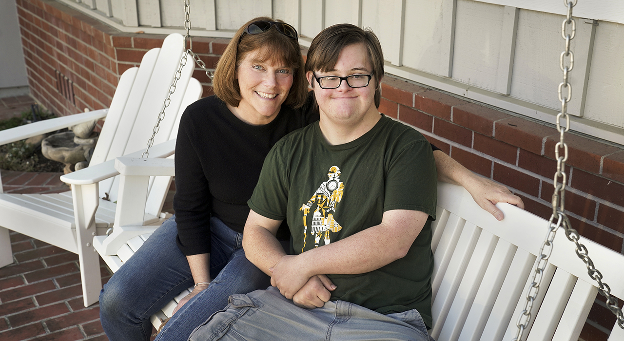Redwood SEED Scholars co-founder Beth Foraker and her son, Patrick.