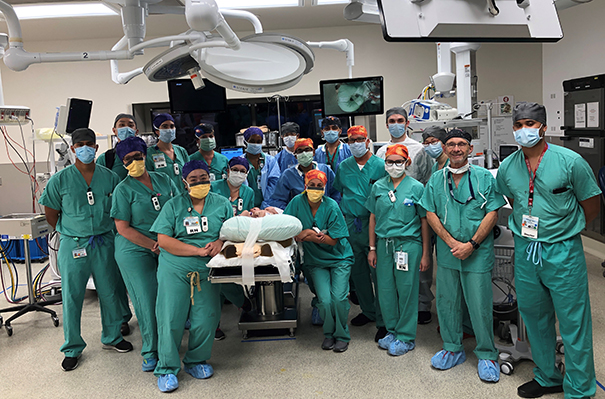Conjoined twins surgical team at UC Davis Children's Hospital