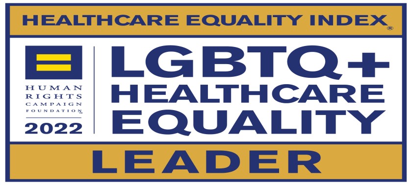 LGBTQ Healthcare Equality Leader graphic
