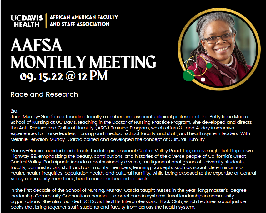 AAFSA Monthly Meeting