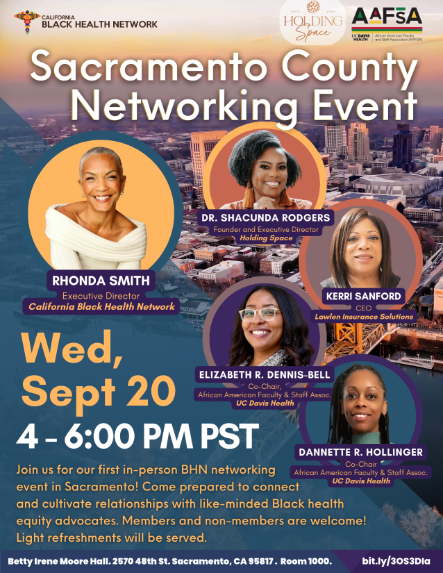 California Black Health Network Sacramento County Networking Event