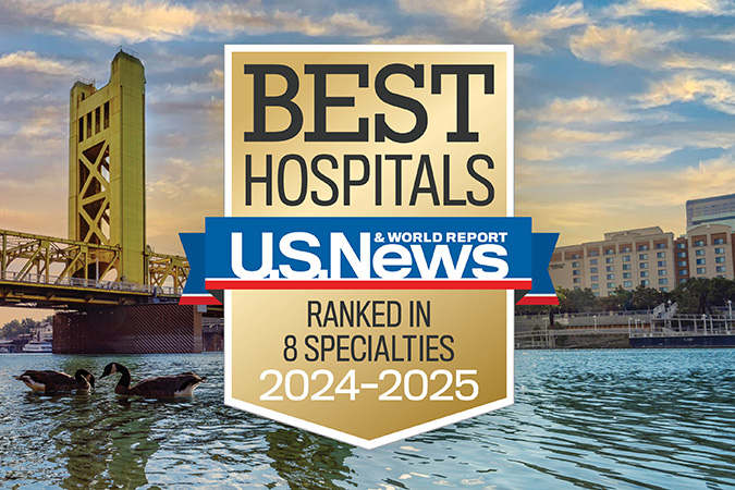 U.S. News & World Report nationally ranked specialties badge