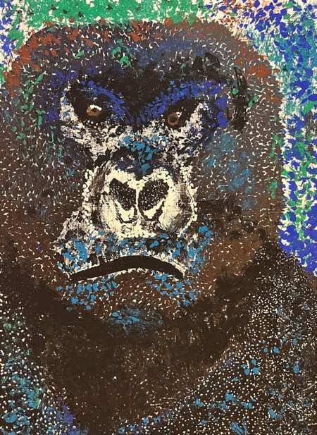 Gorilla by Kristina Cullen