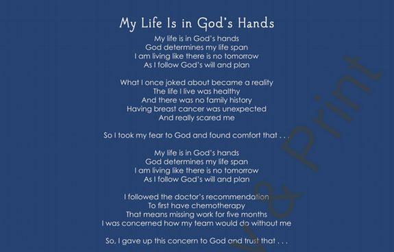 My Life is in God's Hands by Glenda Till