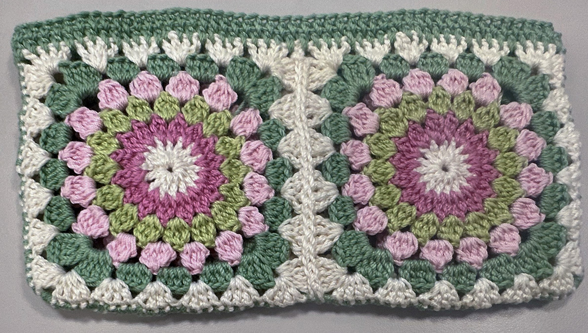 Granny Square Pouch by Rosa Gomez-Rodriguez