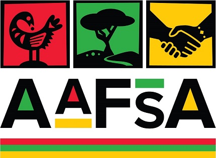 graphic for the African American Faculty and Staff Association visually illustrating the encompassing mission to &ldquo;Serve,&rdquo; &ldquo;Grow,&rdquo; and &ldquo;Connect.&rdquo;