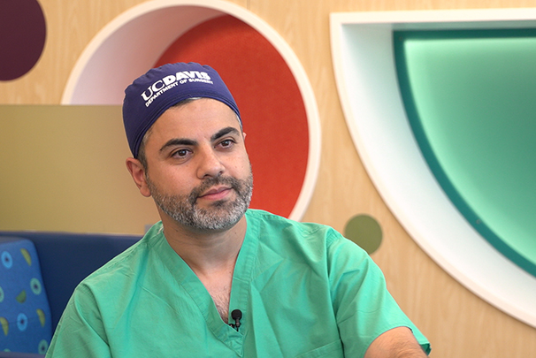 Pediatric surgeon Payam Saadai