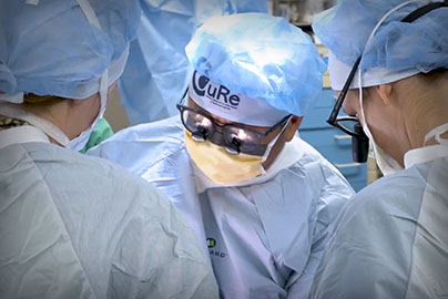 UC Davis surgeons in operating room