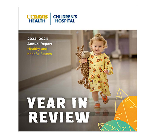 2023-2024 Report Cover: Pediatric nephrology & kidney transplantation patient Addison