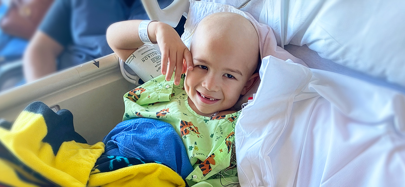 Pediatric cancer patient AJ
