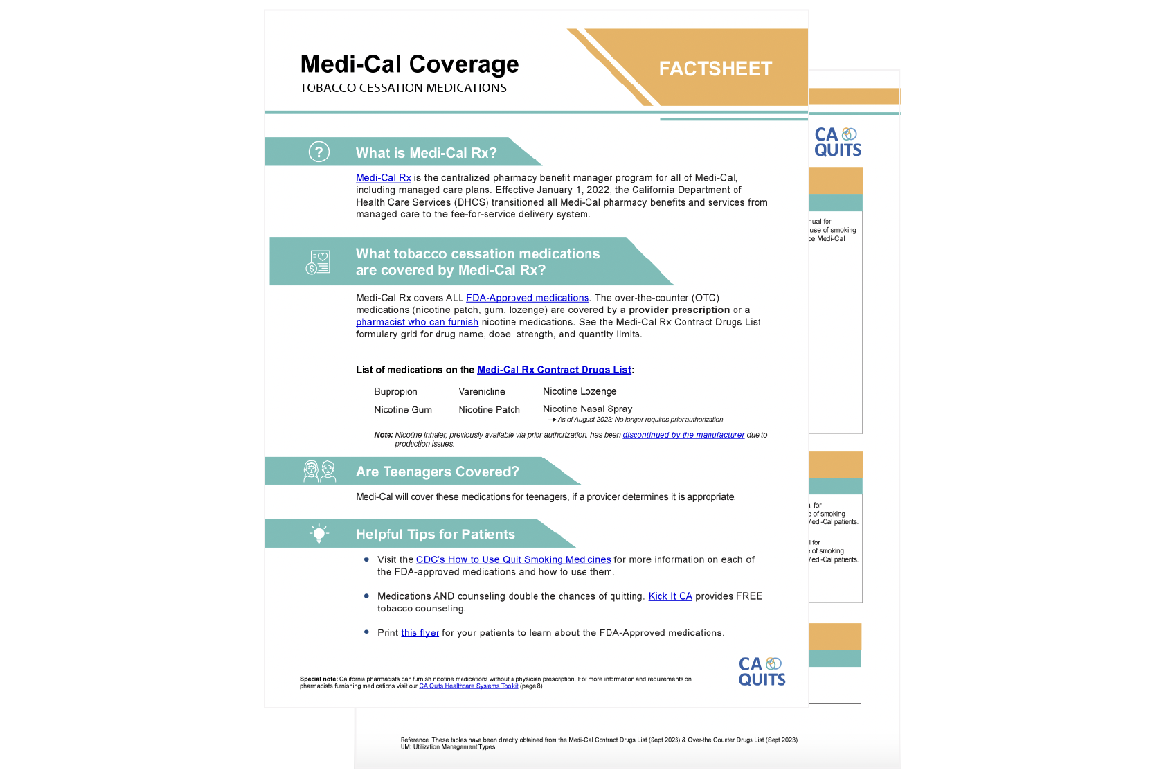 An image of the Medi-Cal Rx factsheet