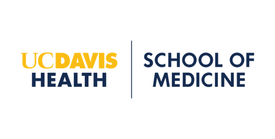 UC Davis School of Medicine logo with “UC Davis Health” and on the left and “School of Medicine” on the right.