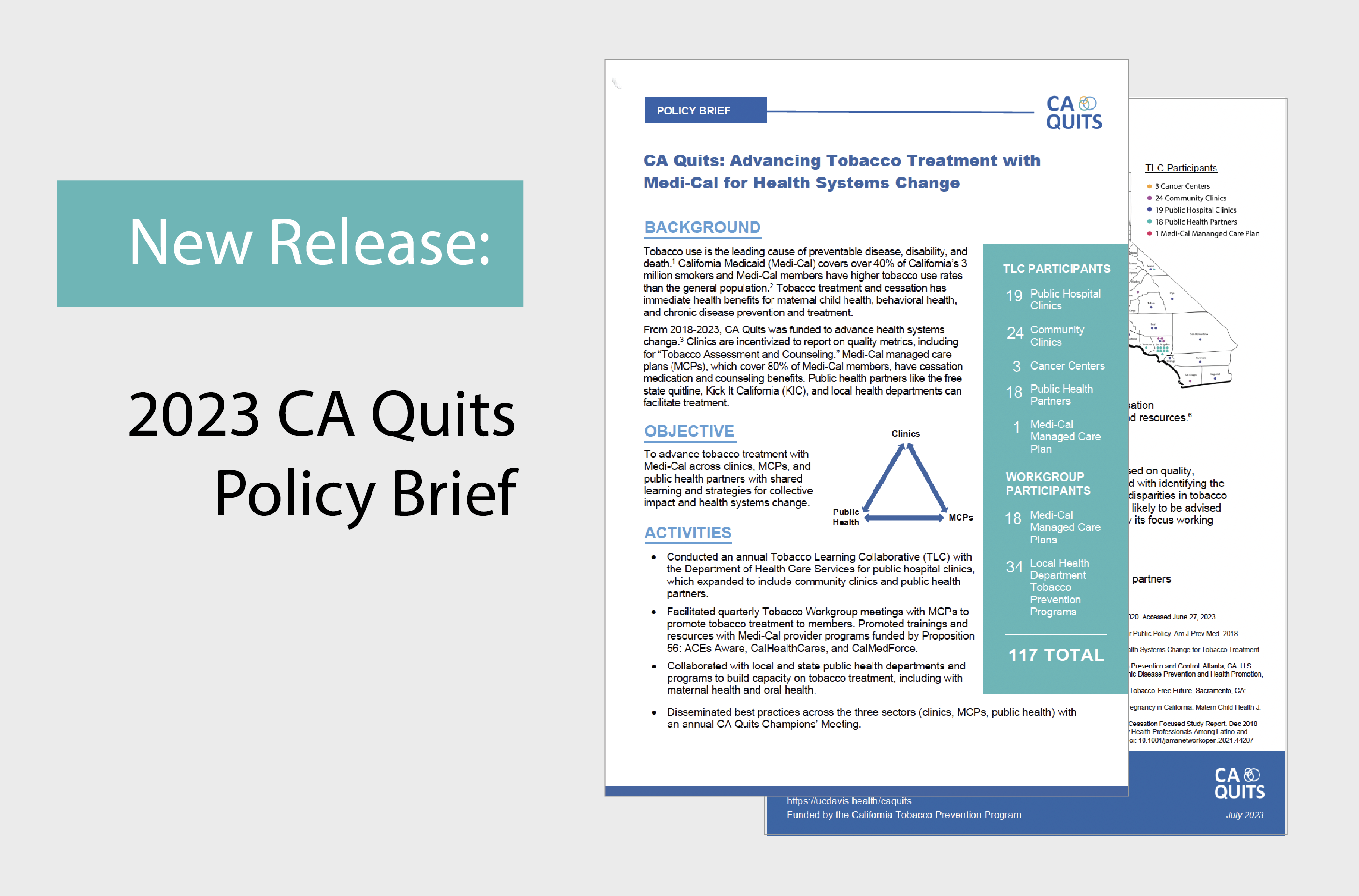 An image of the CA Quits policy brief 