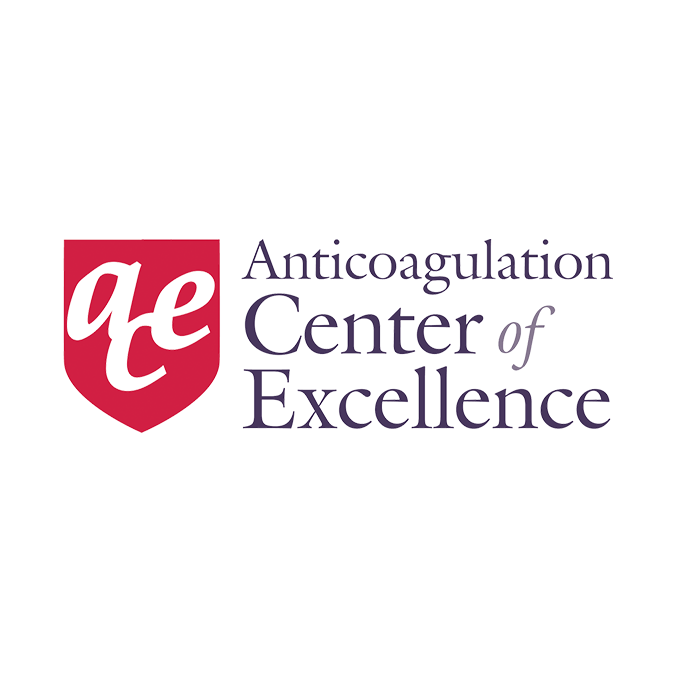 Anticoagulation Center of Excellence badge