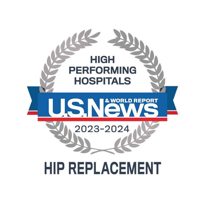 High performing in Hip Replacement badge
