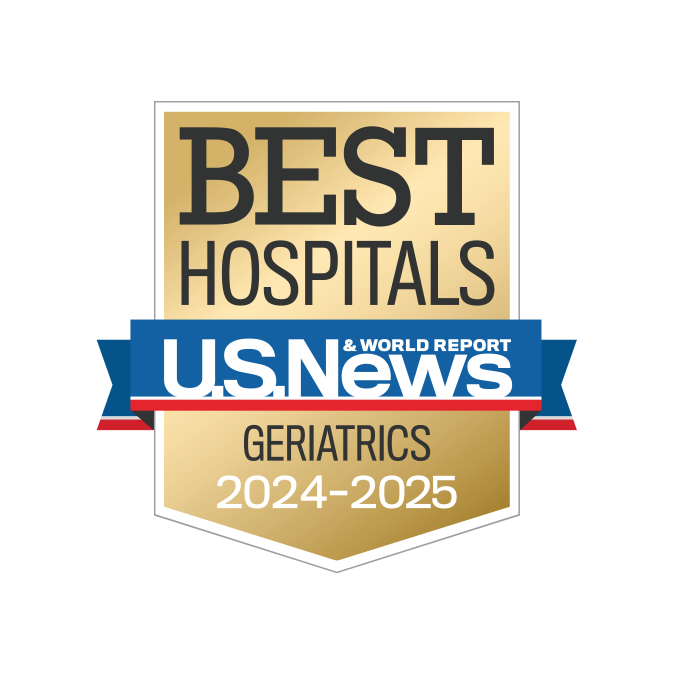 US News & World Report geriatrics badge