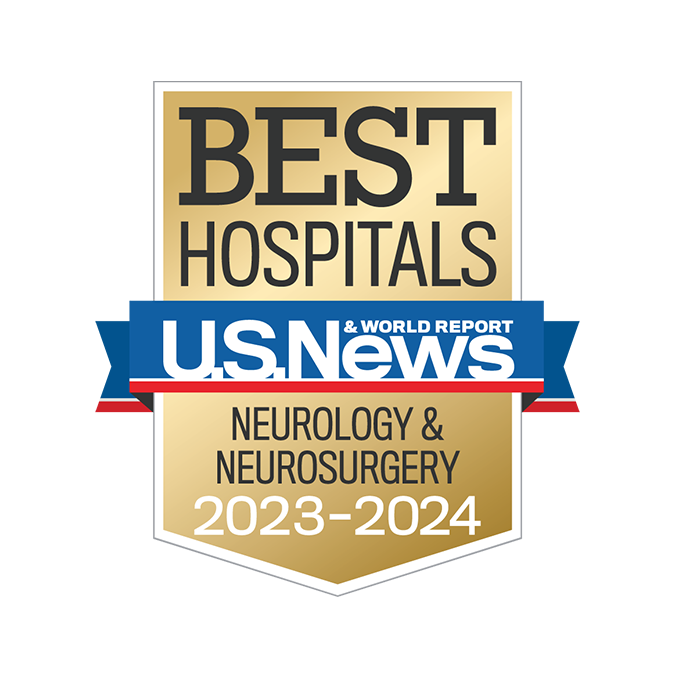 US News & World Report neurology and neuro surgery badge