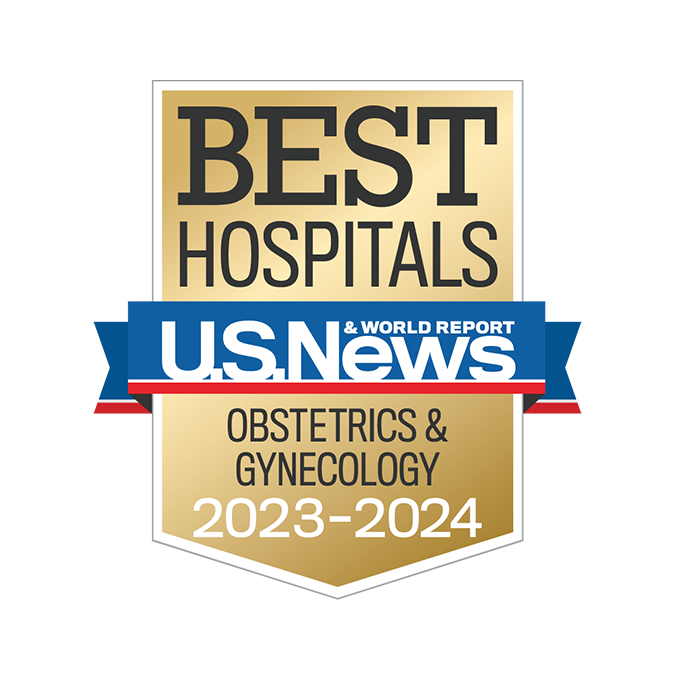 US News & World Report obstetrics and gynogology badge