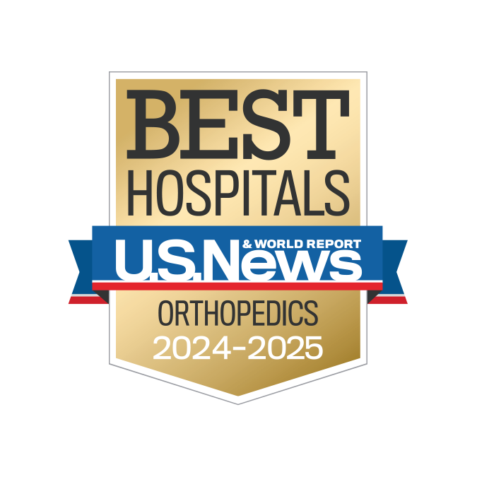US News & World Report orthopedics badge