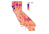 Heat map shows census tracts with the highest density of prohibited firearm owners