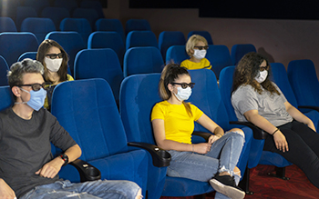 If theaters space out patrons, and people keep their masks on, a trip to the movies may not be particularly risky.
