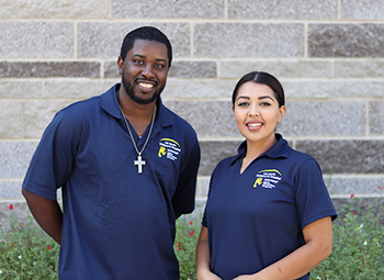 Chevist Johnson and Esmeralda Huerta are the UC Davis violence intervention specialists who support patients ages 13-26.