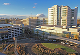 Aerial view of the UC Davis Medical Center
