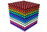 Neodymium magnets are sold loose and come in bright colors