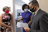 HHS Secretary Xavier Becerra was given a tour of the UC Davis Health Early Psychosis Programs.