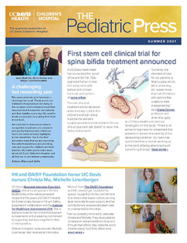 The latest issue includes news about the CuRe spina bifida clinical trial and Daisy Awards. 