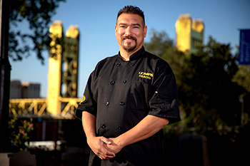 Celebrating farm-to-fork food and good health, Executive Chef Santana Diaz is the lead chef in this year’s Tower Bridge Dinner.